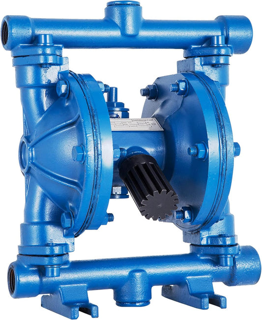 Air-Operated Double Diaphragm Pump, 1/2 in Inlet & Outlet